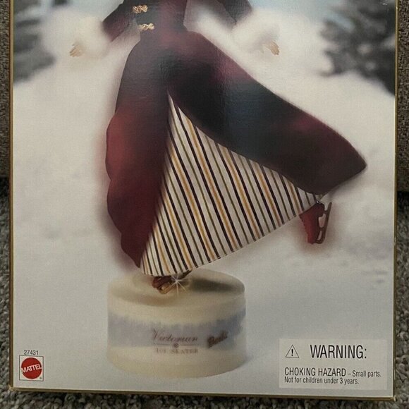 2000 Special Edition VICTORIAN ICE SKATER BARBIE Doll #27431 new in box - Picture 6 of 10